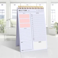 daily planner agenda hourly schedule notebook undated to do list notepad organizer with meal top 3 notes