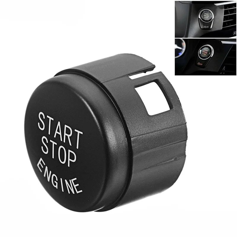 

Кнопка запуска автомобиля одно касание крышка кнопки запуска двигателя сменная крышка переключателя останова 61319153832 для BMW 5/6/7 серии 2009 ...