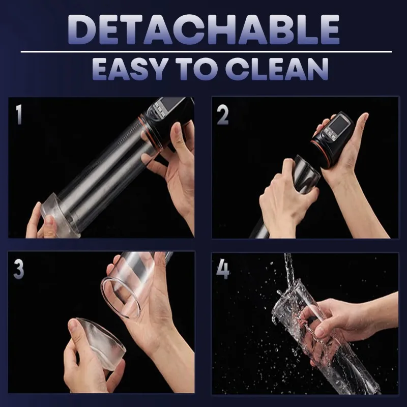 18+ Насос для пениса вакуумные секс-игрушки мужчин автоматические 4 режима