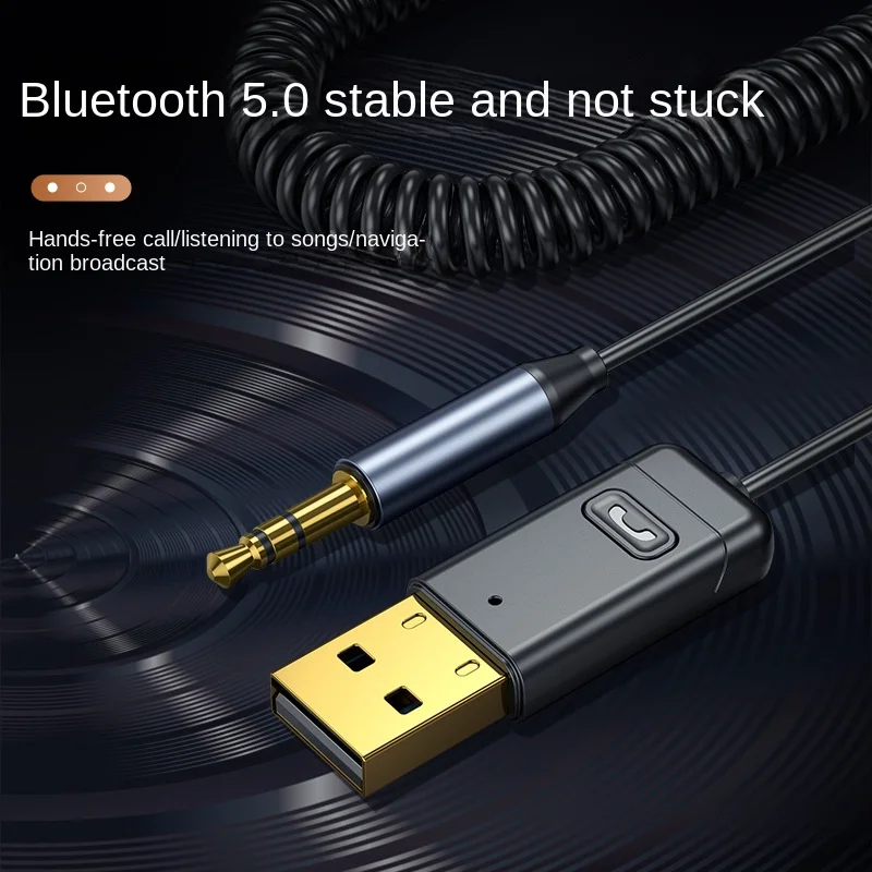 C11 Новый AUX беспроводной приемник передатчик Bluetooth 3,5 адаптер автомобильный громкой связи для звонков аудио мм для ТВ совместимый динамик