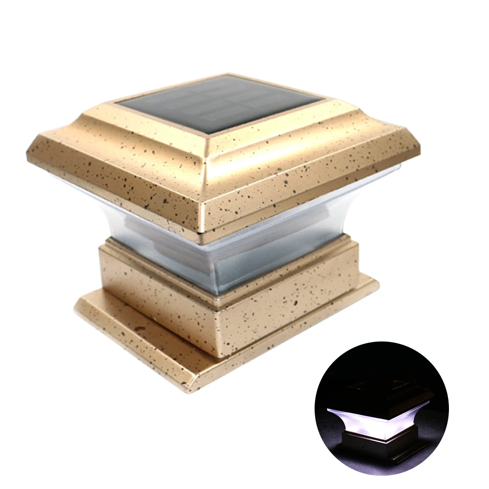 

LED Solar Fence Lamp Lights Garden Villa Courtyard Lamp Light Outdoor Waterproof Garden Lamp Light Pillar Lamp