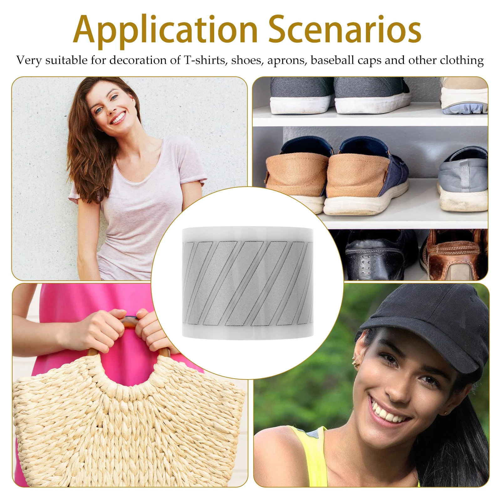 Тканевые светоотражающие наклейки бытовая теплопередающая пленка домашняя