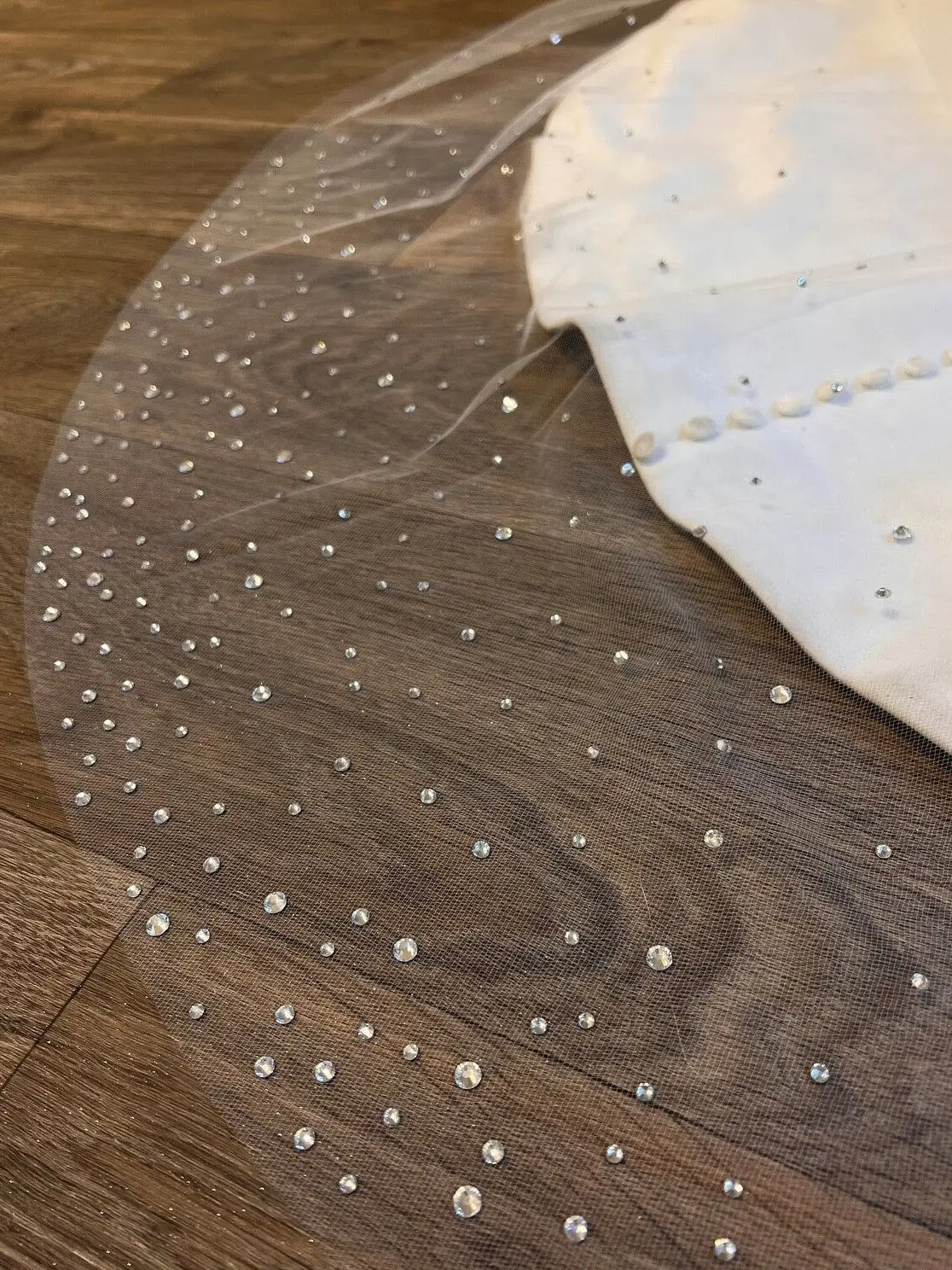 YouLaPan каскадная Фата Rhinstones свадебная фата блестящая Бриллиантовая свадебная фата мягкие Аксессуары для свадебного платья Хрустальная Фата v148