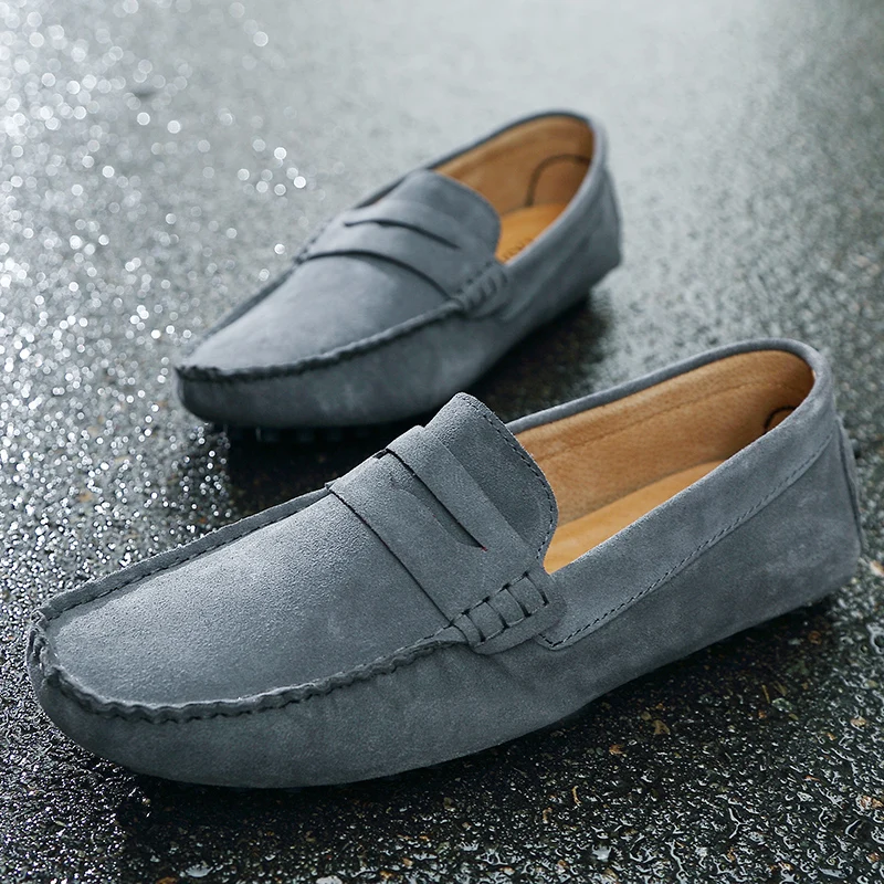 

Loafers Summer New Men's Shoes Slip On Outdoor Loafers Luxury Brand Comfy Soft Casual Shoes Mocassins Designer Walking Sneakers