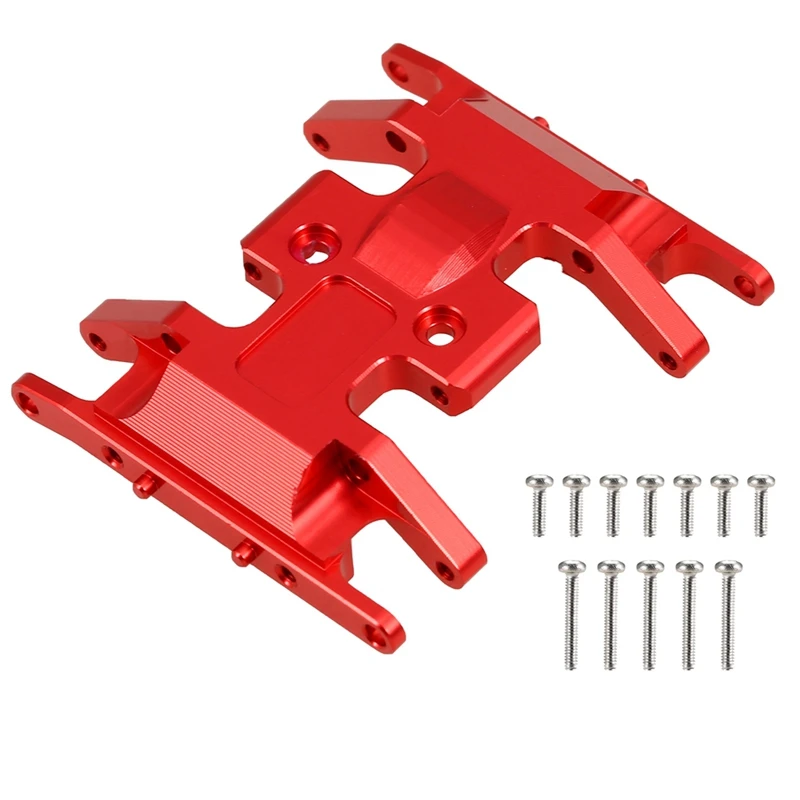 

1 Set Metal Chassis Skid Plate Gearbox Mount For Axial SCX24 C10 Deadbolt JLU 1/24 RC Crawler Car Parts ,1