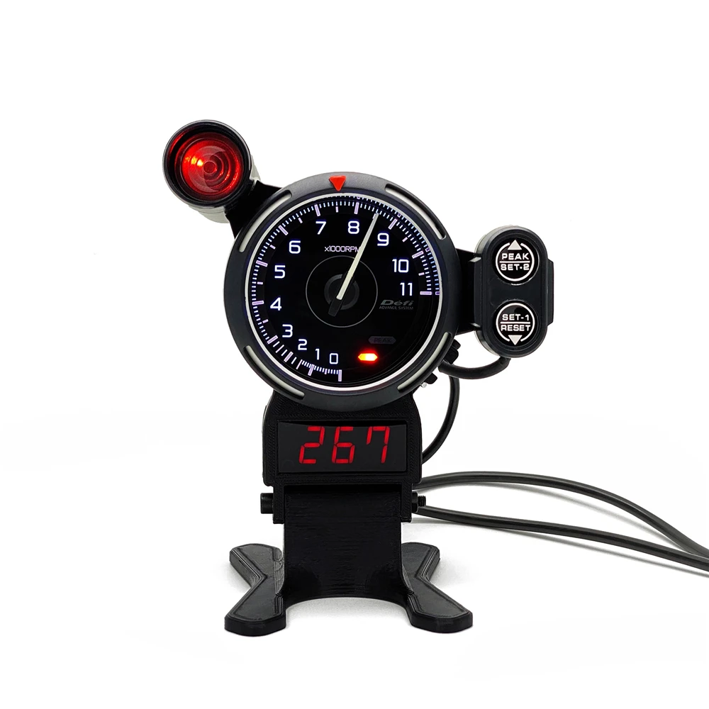 

12V RPM Tachometer for PC GAME Simulated Racing Game Meter For G29 THRUSTMASTER Dirt Assetto Corsa Euro Truck