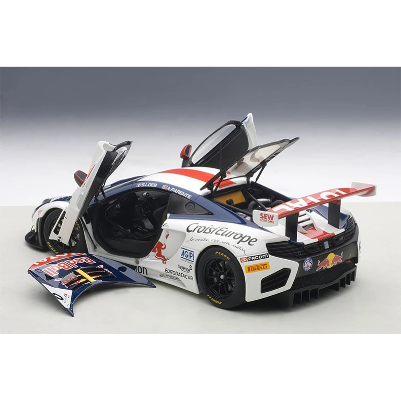 Автоарт 1:18 Mclaren 12C Gt3 &quotКрасный бык&quot S.loeb/a.parente # Коллекционная модель автомобиля