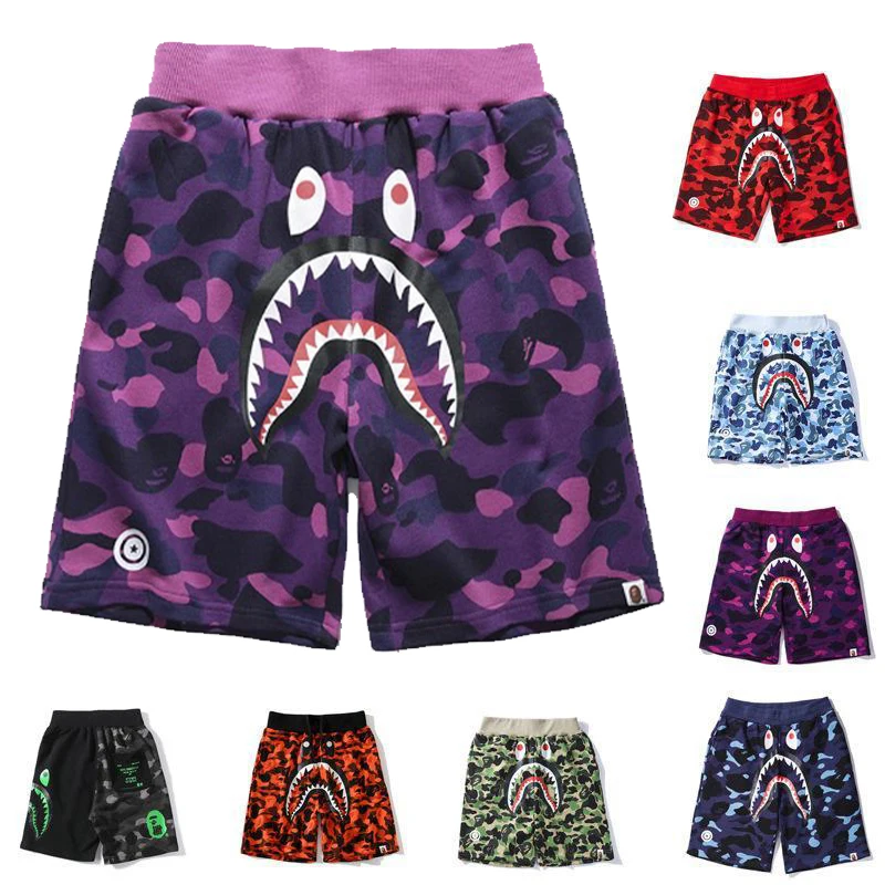2023 On sales Shorts Shark Head Series hipster shorts 3D digital print casual pair beach pants for men and women summer shorts