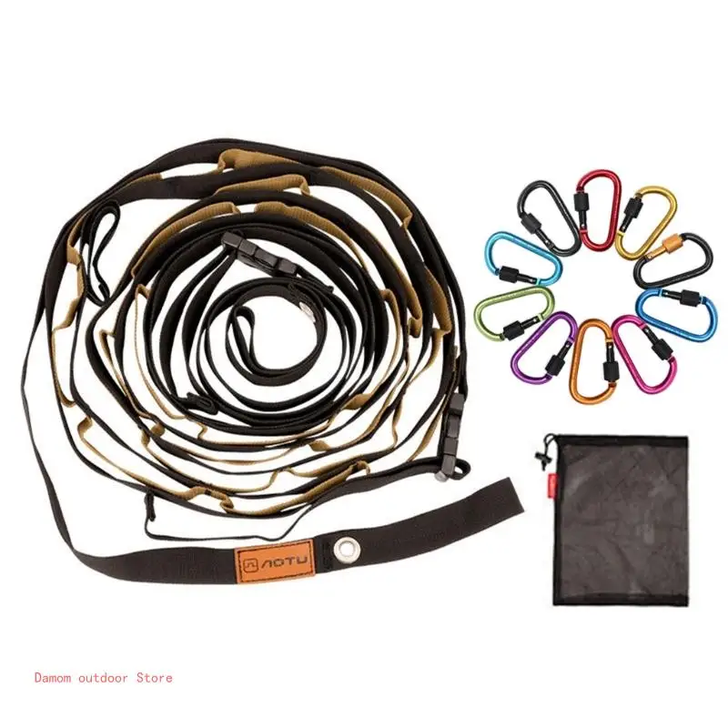 

Lightweight and Durable Lanyard Hanger Rope with Net Bag Great for Hanging