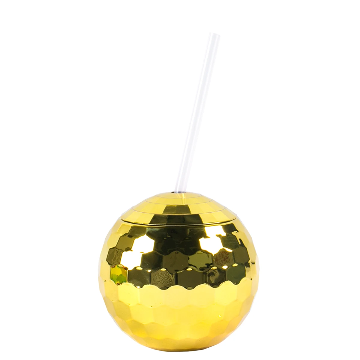 

580ml Unique Disco Ball Cups Flash Cocktail Cup Nightclub Bar Bachelorette Party blink Straw Wine Glass Drinking Syrup Bottle