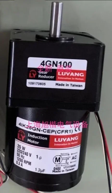 Фото Редукторный двигатель LY/LUYANG 4IK25GN-CEP (CFR1) 41K25GN-CEP (CFR1) 4GN100 №1