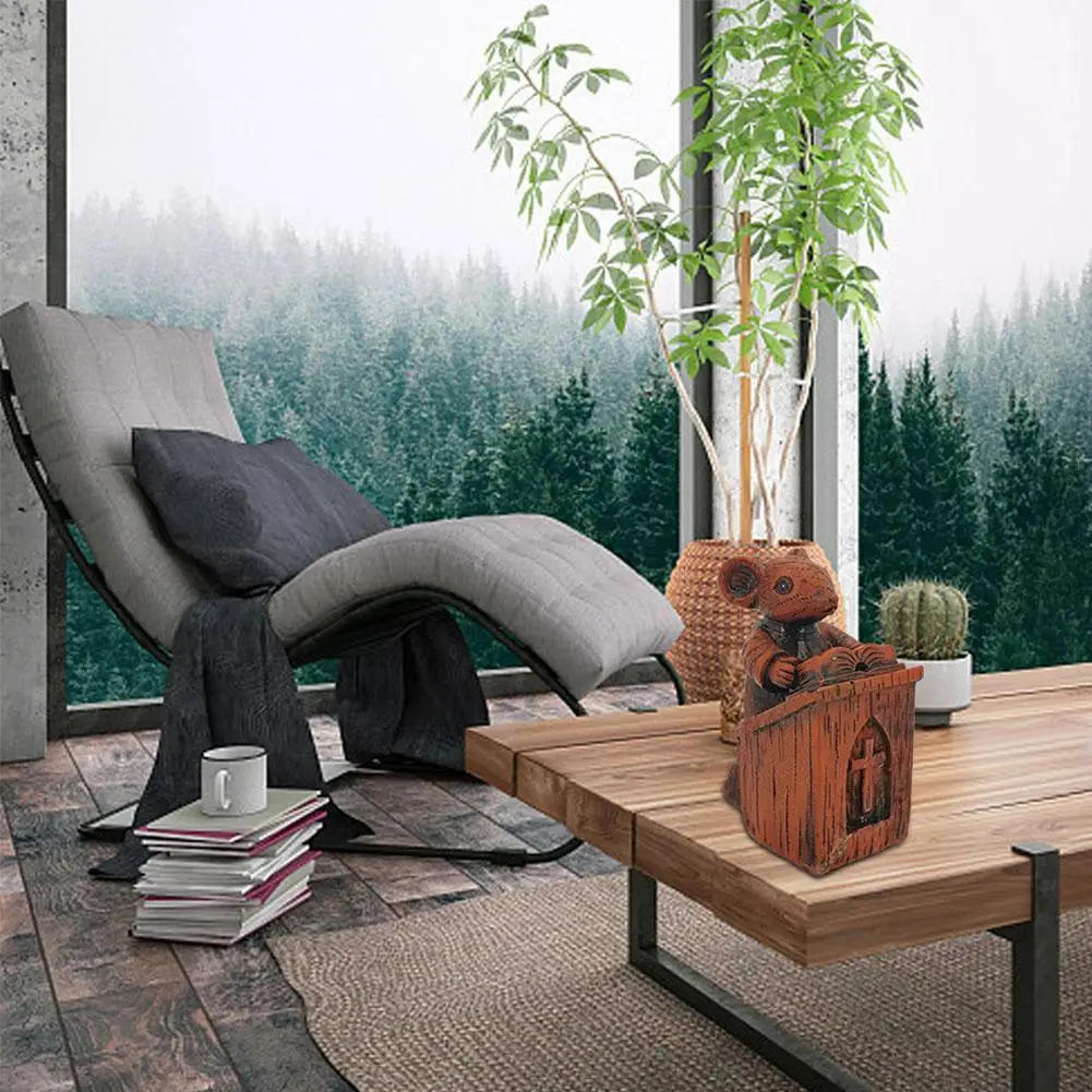 Пастор на церковной мышке поделке для домашнего кабинета гостиной подарок из