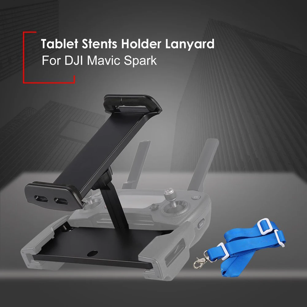 

Fixed Foldable Portable Drones Accessories Tablet Holder Adjustable Lanyard Phone Support Non Slip Fit For DJI Mavic Pro Spark