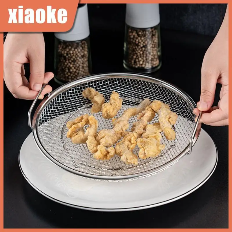 

Fried Accessary Il Residue Filter Net High Temperature Resistance Binaural Design Fried Leaky Net 201 Stainless Steel
