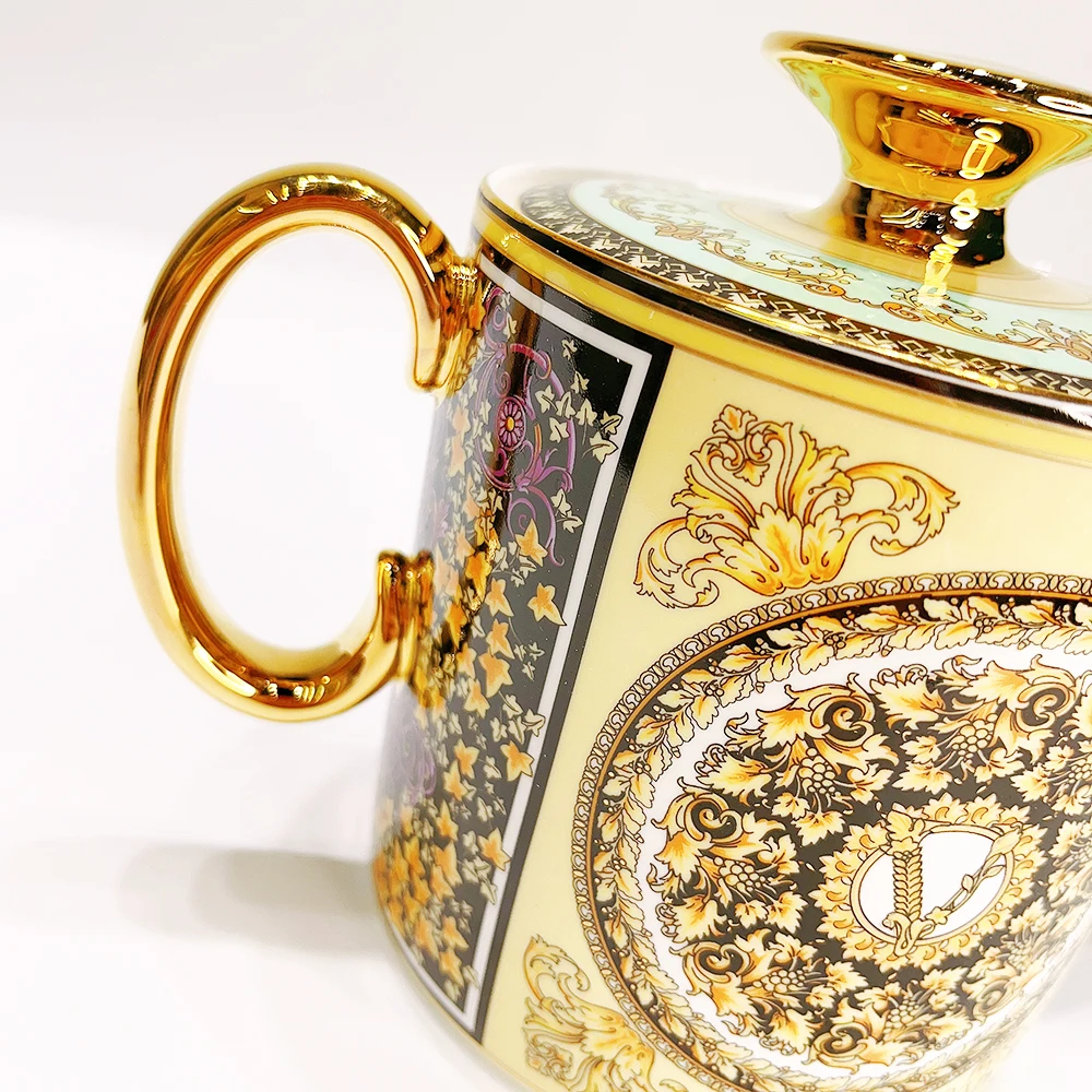 Винтажная кружка кофе блюдце молока конфета набор для послеобеденного чая чашка