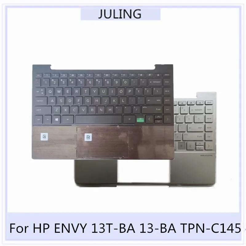 

Серебристый чехол для ноутбука HP ENVY 13T-BA 13-BA TPN-C145, верхняя панель клавиатуры с клавиатурой в американском стиле