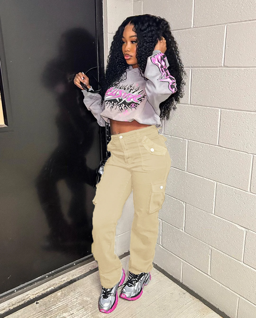 Американские ретро джинсовые комбинезоны с эластичной талией повседневные