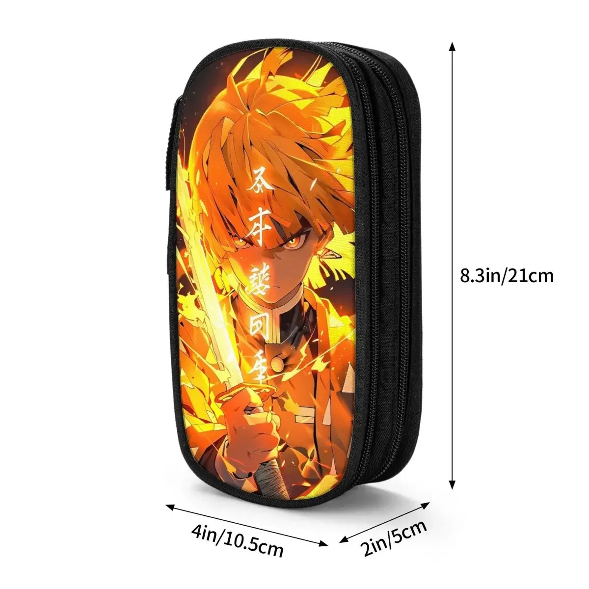 Карандаш Zenitsu в стиле аниме рассекающий демонов Модный вместительный офисный