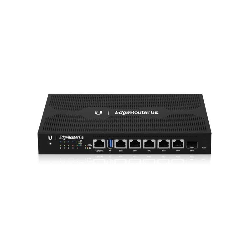 

Ubiquiti EdgeMAX EdgeRouter ER-6P Advanced High performance Enterprise level SFP POE Router 6xGigabit Ethernet RJ45 ports