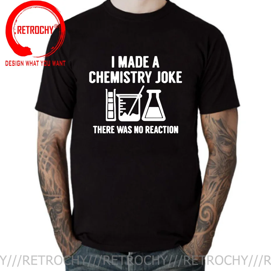 

Модная мужская летняя футболка со слоганом надписи «Я сделала шуточную», Мужская футболка с коротким рукавом, Забавные топы с научным рисунком, футболка, одежда