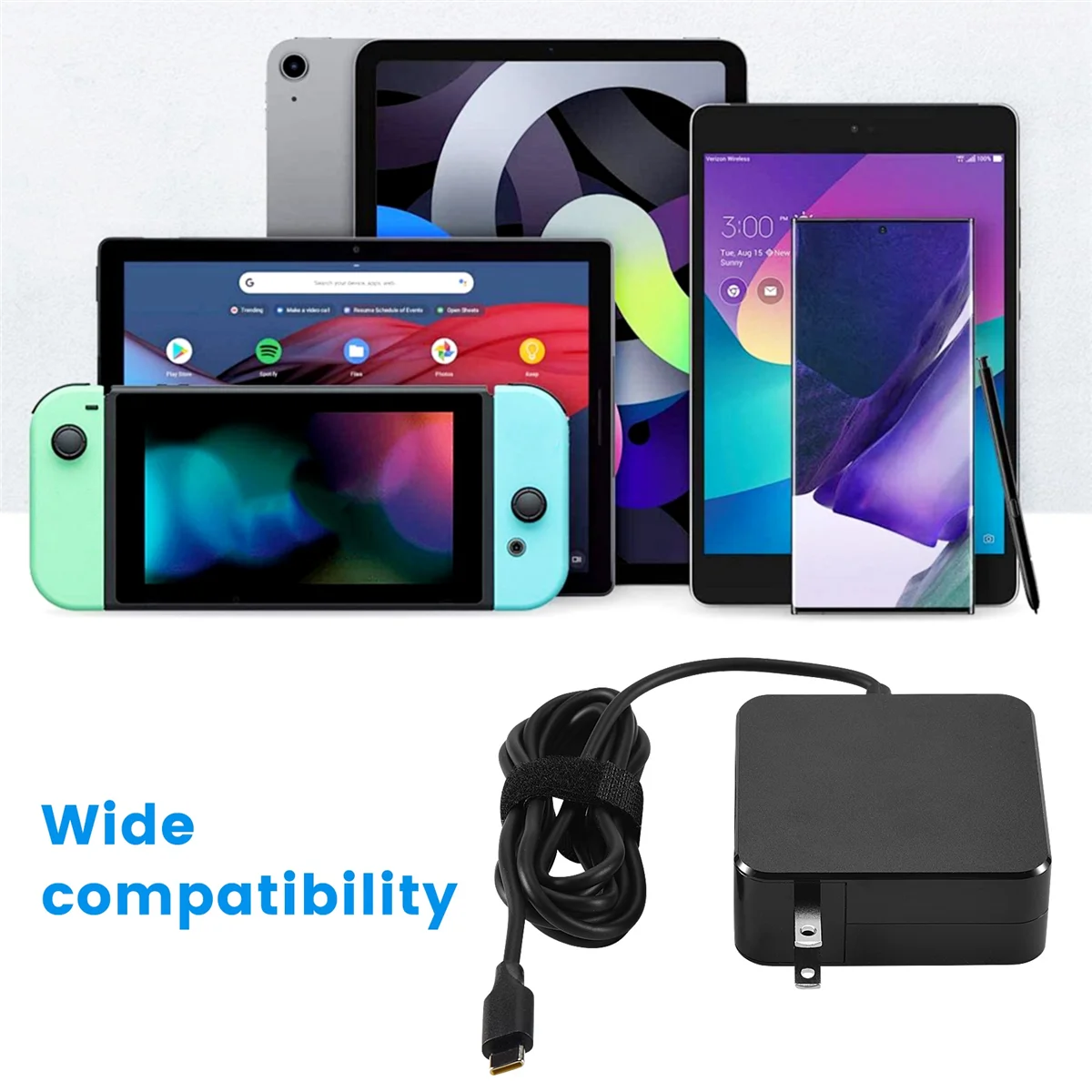 65 Вт PD3.0 Тип C Быстрое зарядное устройство для телефона Ноутбука Зарядное Адаптер