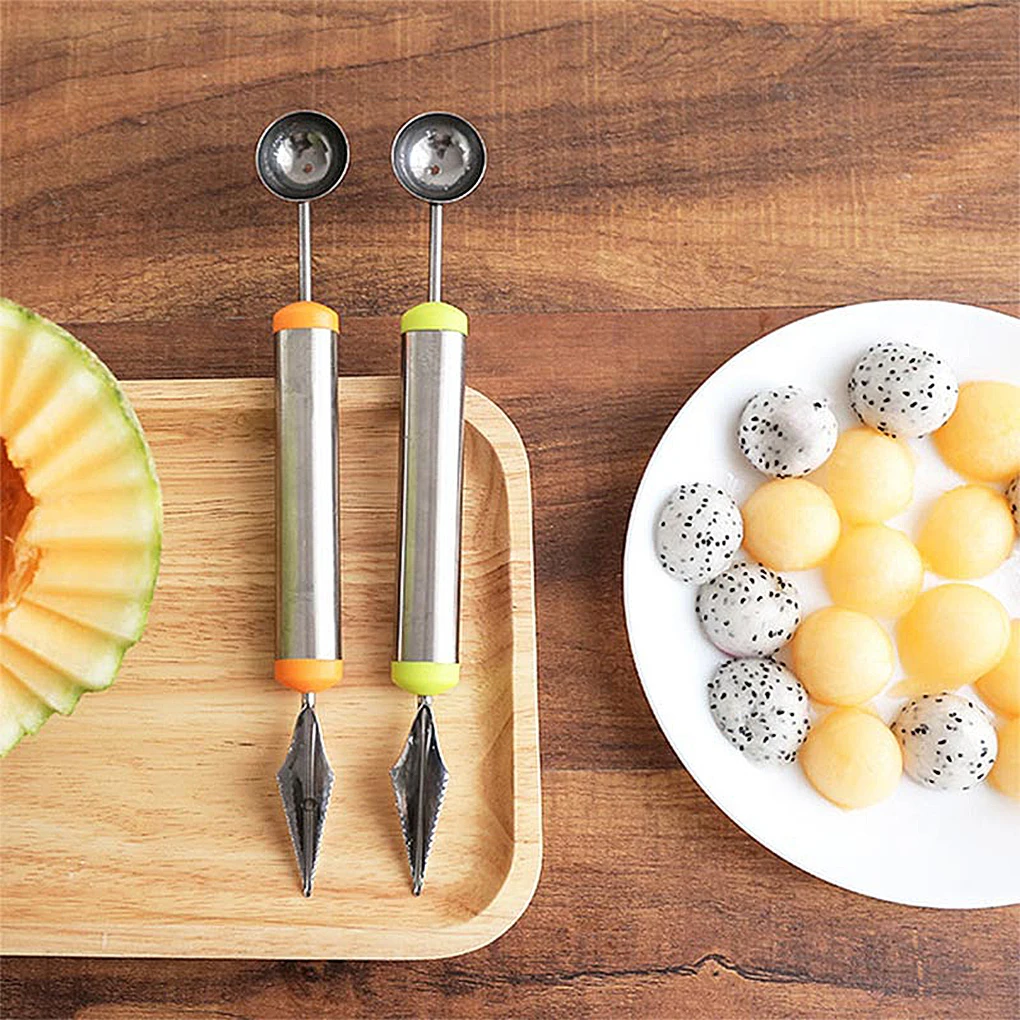 

Fruit Platter Carving Knife Melon Baller Spoon Ice Cream Scoop Watermelon kitchen gadgets accessories Slicer Tools