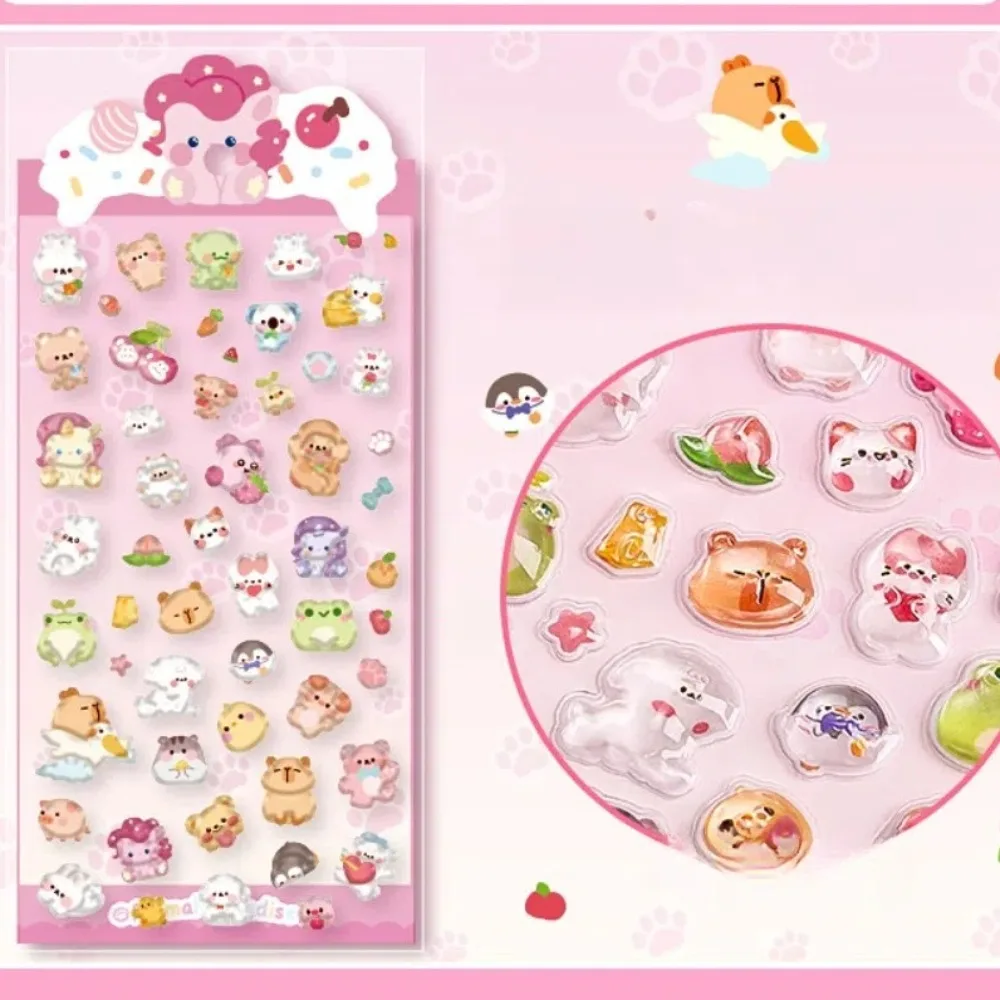 

Мини 3D наклейки ПВХ животные океан тема