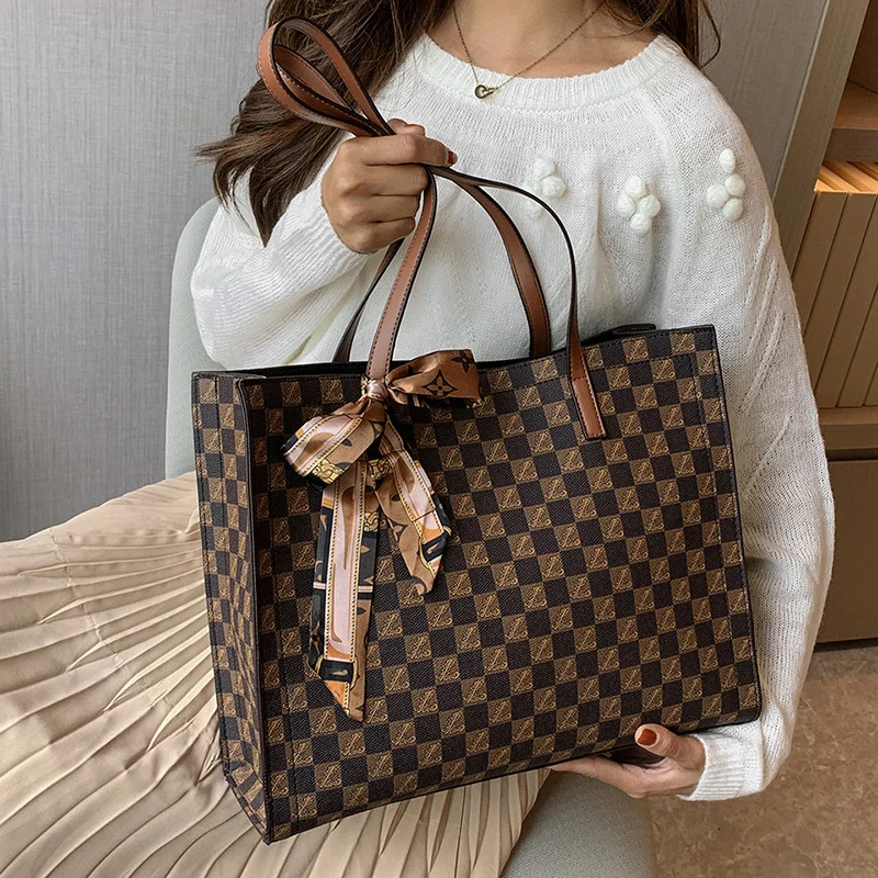 

Korean Fashion New Trend Simple Casual Women's Shoulder Bag Large Capacity Shopping Tote