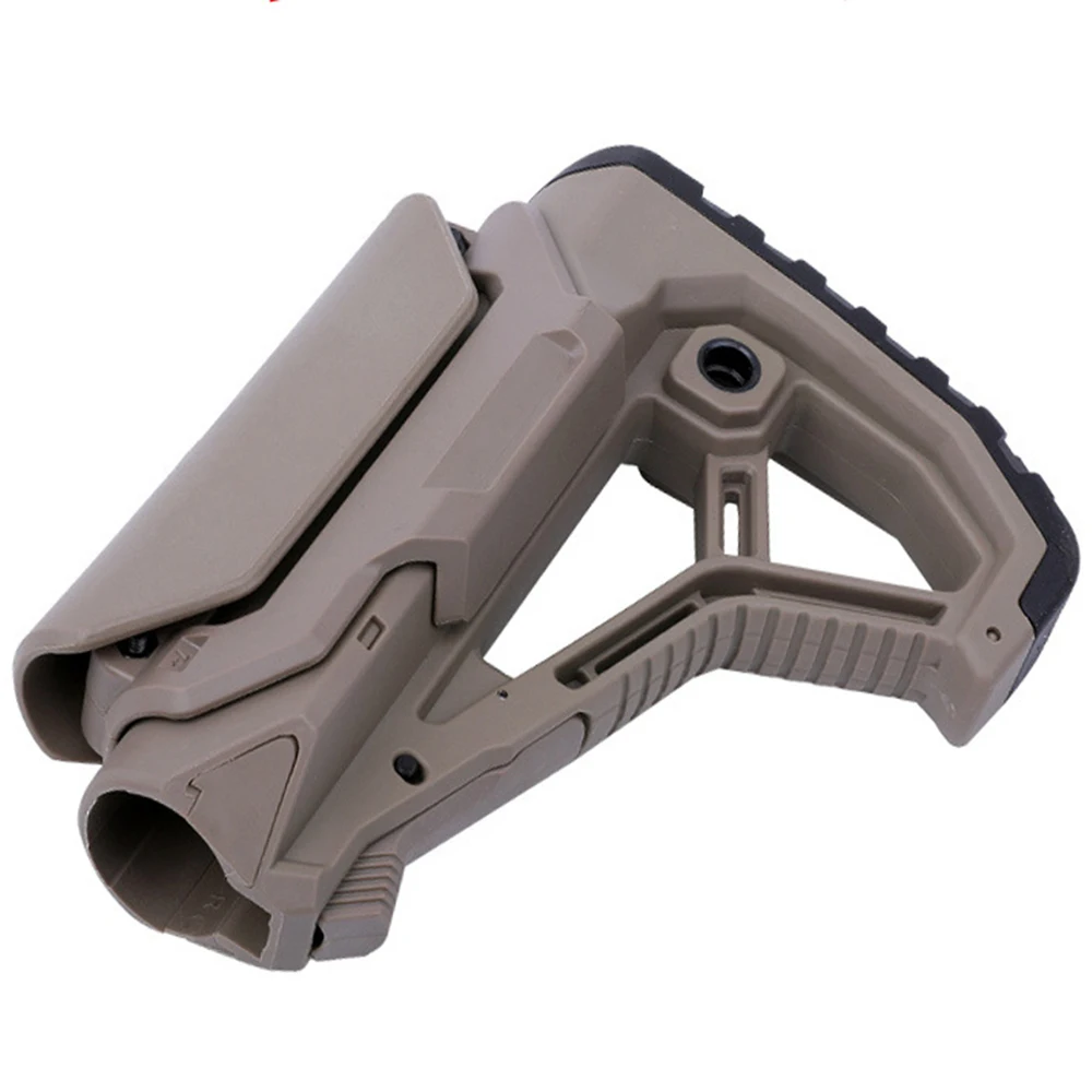 

Hot Buttstock Airsoft CS Tactical M4 M16 Nylon Extended Stock JinMing BD556 Gel Blaster Gearbox G2 AR15 Pistol Paintball