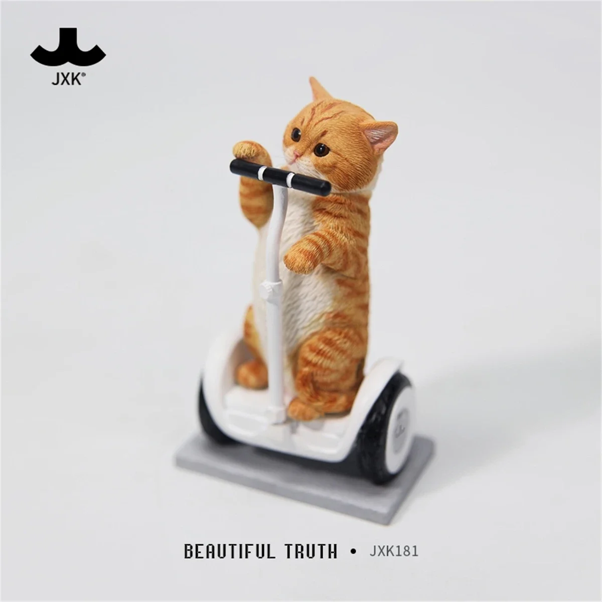 

JXK 1/6 Scottish Fold 3.0 Model Cute Cat with Balance Car for Adult Children Gift Toys Animal Figure Scene Accessory Ornaments