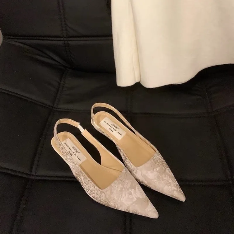 Новинка Модные женские босоножки блестящие туфли-лодочки на тонком высоком