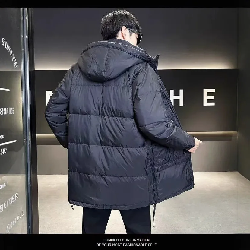 Пуховик средней длины