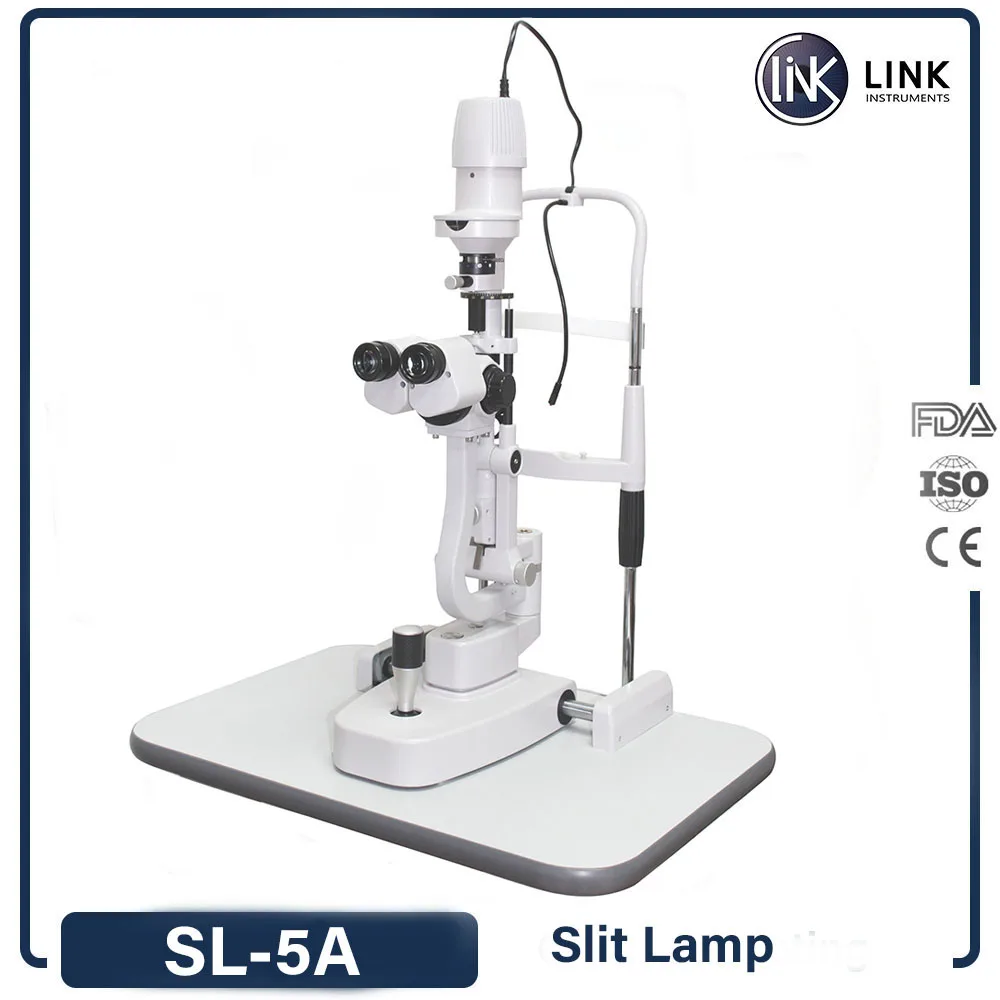 

Five Magnifications Ophthalmic Slit Lamp Ophthalmology Optical Microscope With Led Illumination Biomicroscope - SL-5A