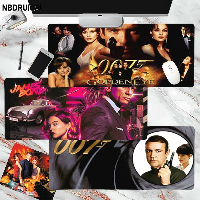 

British Legend J-James B-Bond 007 Movie Mousepad New Arrivals Gamer Speed Mice Retail Rubber Size Big CSGO Desktop PC Laptop