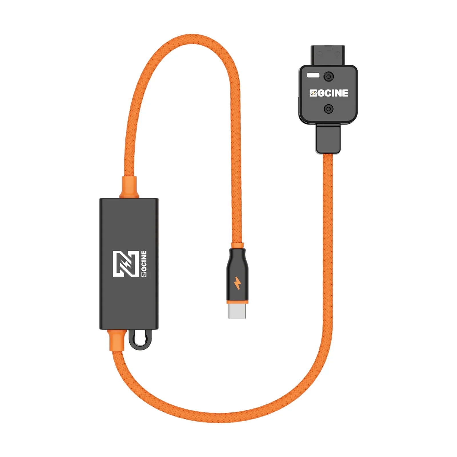 Фото Кабель ZGCINE, 20-дюймовый DT-PD D-Tap к USB-C PD, 2-стороннее зарядное устройство с V-образным креплением, кабель питания для аккумулятора с V-образным креплением, беззеркальных камер, телефонов №1