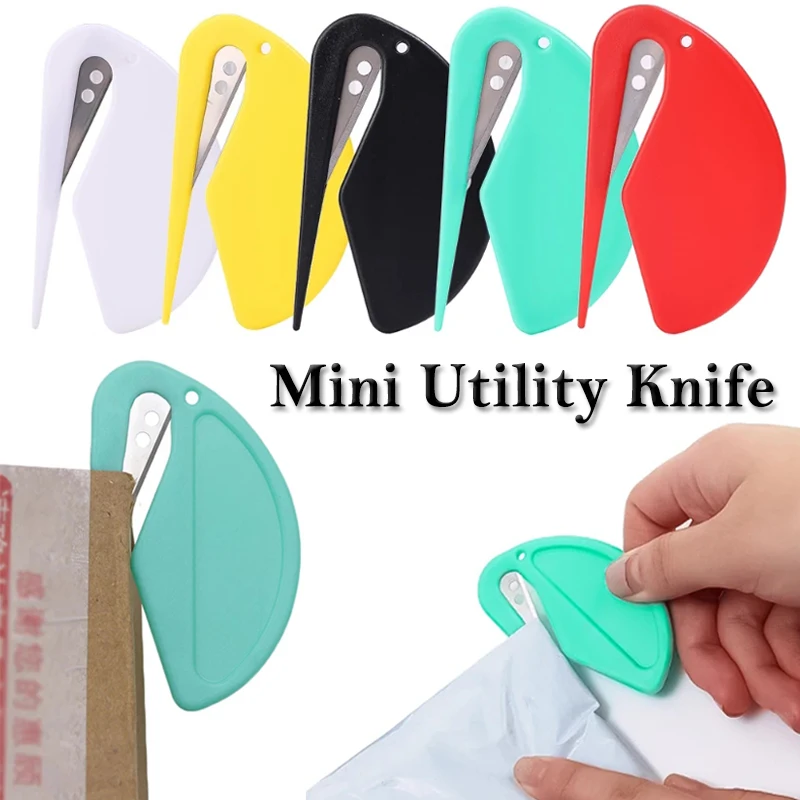 

Mini Portable Letter Opener Sword Utility Knife Box Cutter Small Envelope Opener Semicircle Paper Cutter Office Letter Opener