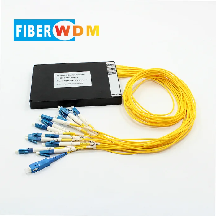 FIBERWDM 16CH CWDM OADM Оптоволоконный модуль Mux Demux 1270 нм-1610 нм 16-контактный