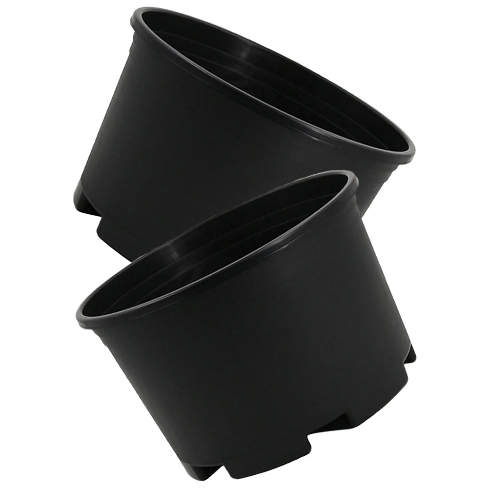 

2 Pcs Pot Orchid Nursery Planter Flower Garden Plastic Planting Pots Planters Indoor Flowers Large Big