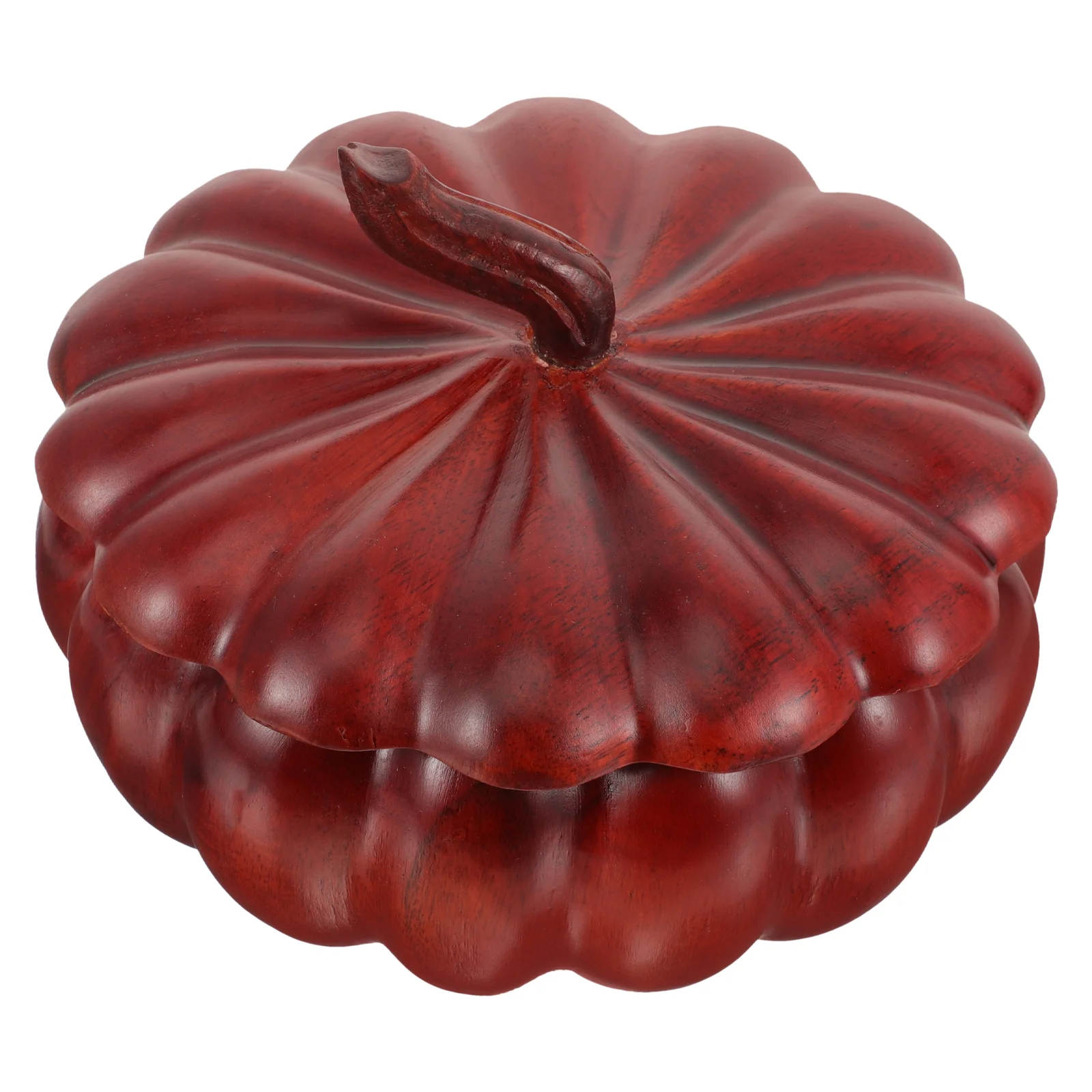 

Sugar Jar Pumpkin Shape Container Jars Lids Candy Containers Wood Tea Canister Holder Solid Snack House for living