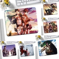 attack on titan anime office mice gamer soft mouse pad desktop mousepad gaming small mouse pad 25x20cm keyboard mat