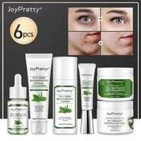joypretty facial products kit tea tree extract skin care set acne removal improve pores face cream cleanser repair beauty health