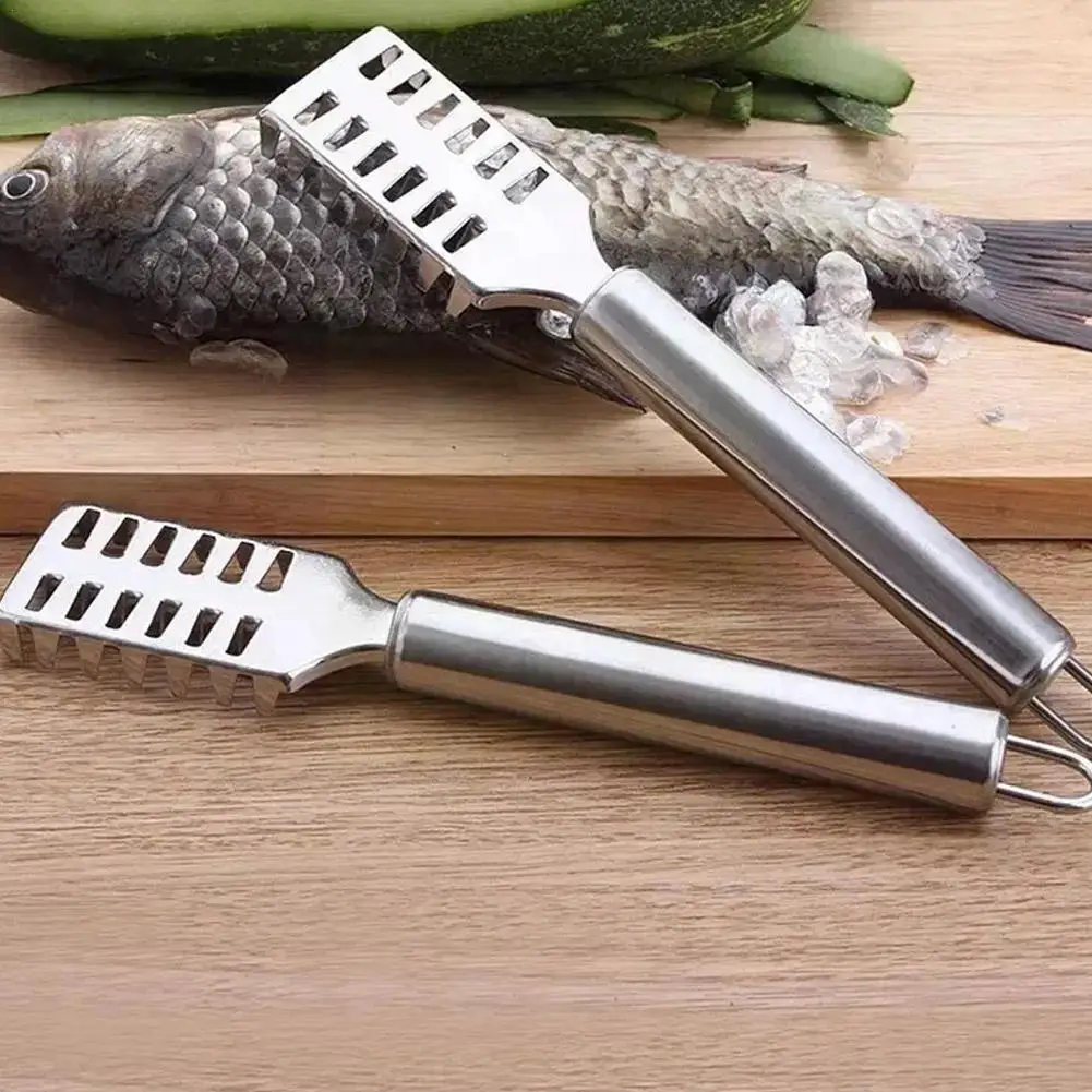 

Fish Scale Planing Steel Fish Fast Cleaning Remover Home Brush Seafood Scrapingm Hotel Scraper Knife Scale Tilapi K8i7