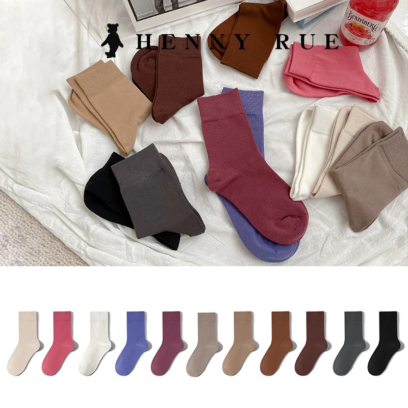 Henny Rue осенние и зимние австралийские хлопковые тяжелые женские носки с ручной