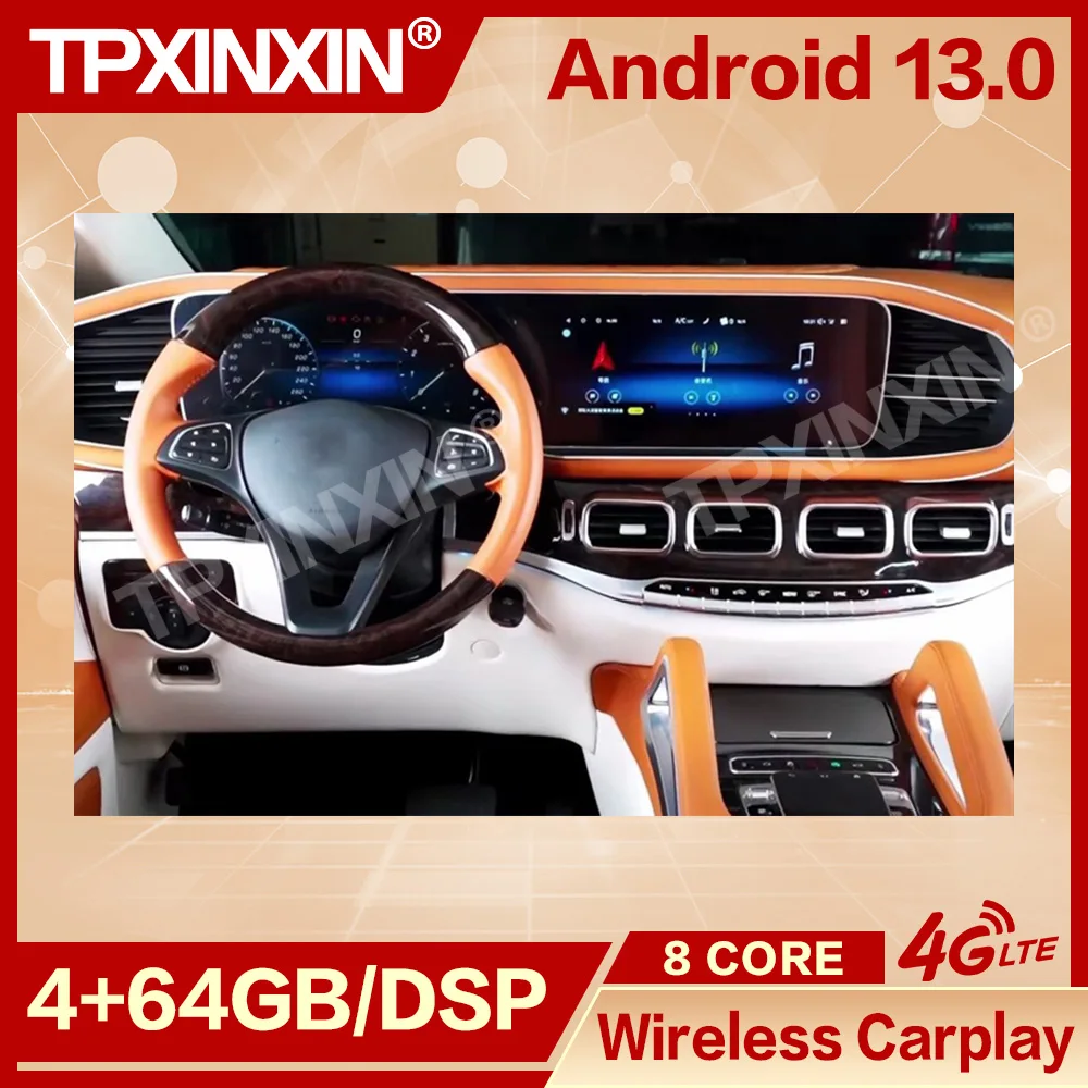 Автомобильный радиоприемник с экраном Android 13 автомобильный мультимедиа для