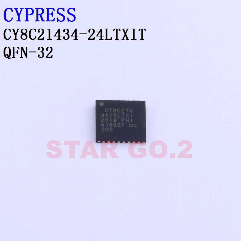 

2PCSx CY8C21434-24LTXIT QFN-32 CYPRESS Microcontroller