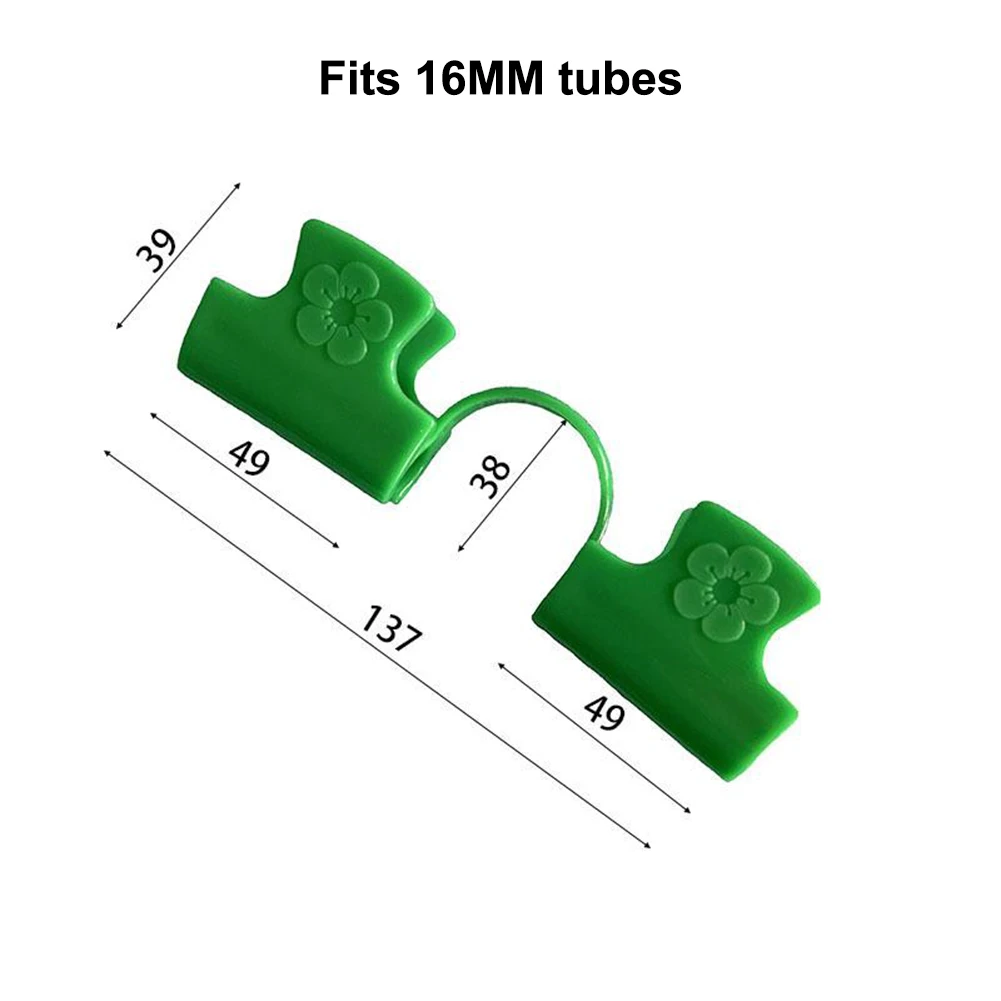 

Pipe Clamps Plant Clips Greenhouse 8/11/16mm Tubes Corrosion Resistance