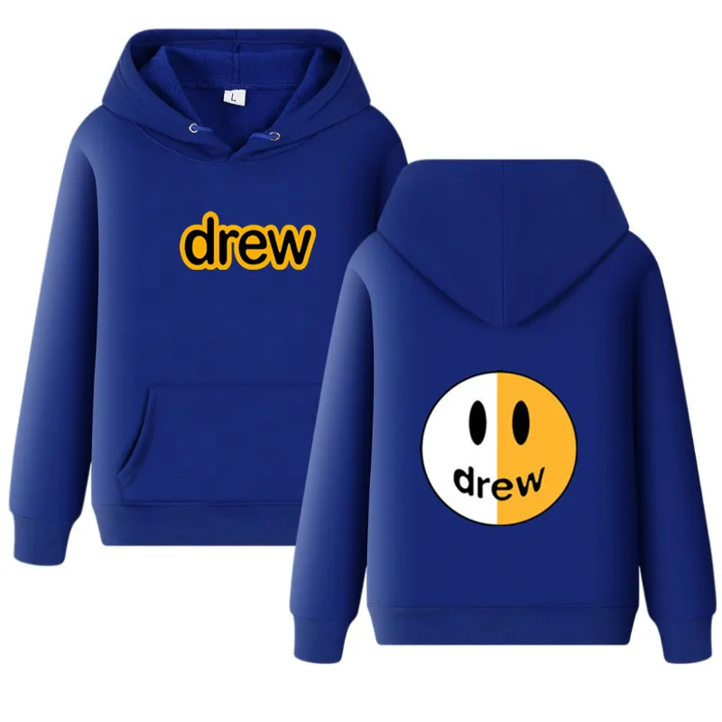 

Drew House Justin Bieber Spring Autumn Men's Sportswear Hooded Sweater Pants Casual Sweatshirt Fashion Jogging Sports Hoodie