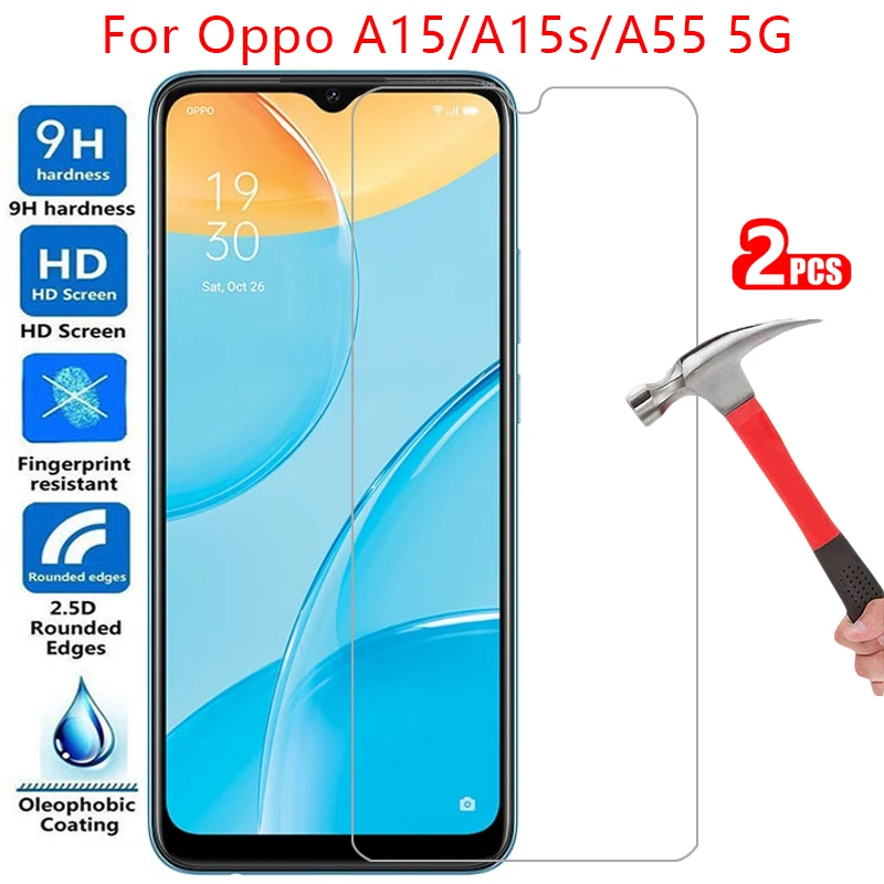 

Закаленное стекло для защиты экрана oppo a15 a15s a55 5g чехол для a 15 s 15 s 55 15a 55a защитный чехол для телефона 360 пленка