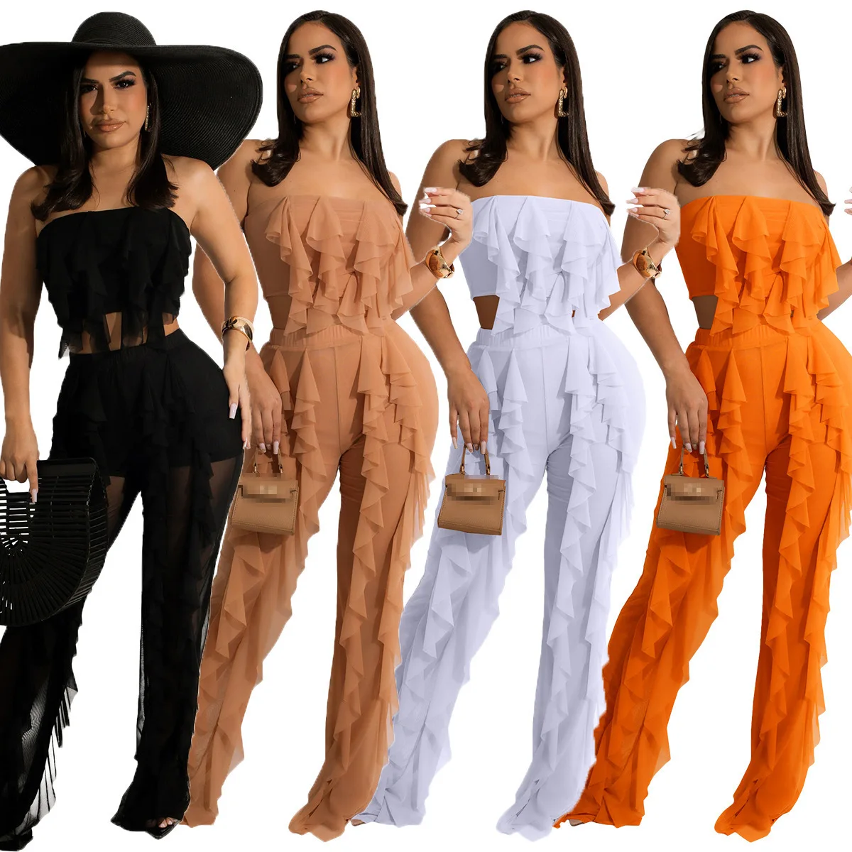 

2 pieces sets women outfits summer two piece set women beach outfits wholesale items for business summer clothes 2022 pants sets