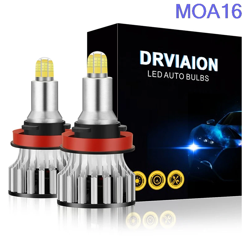 

2Pcs/set DC 9-32 V 24Chips H1 H7 H8 H9 H11 LED Lamp Car Headlight Bulbs LED 360 Degree High Power Car LED Light 120W 18000LM